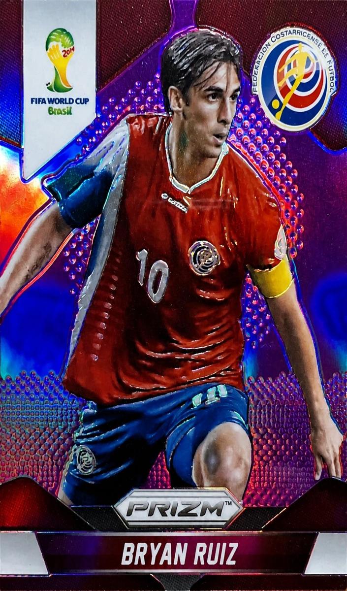 2014 Panini Prizm World Cup Bryan Ruiz [Purple] #56 card