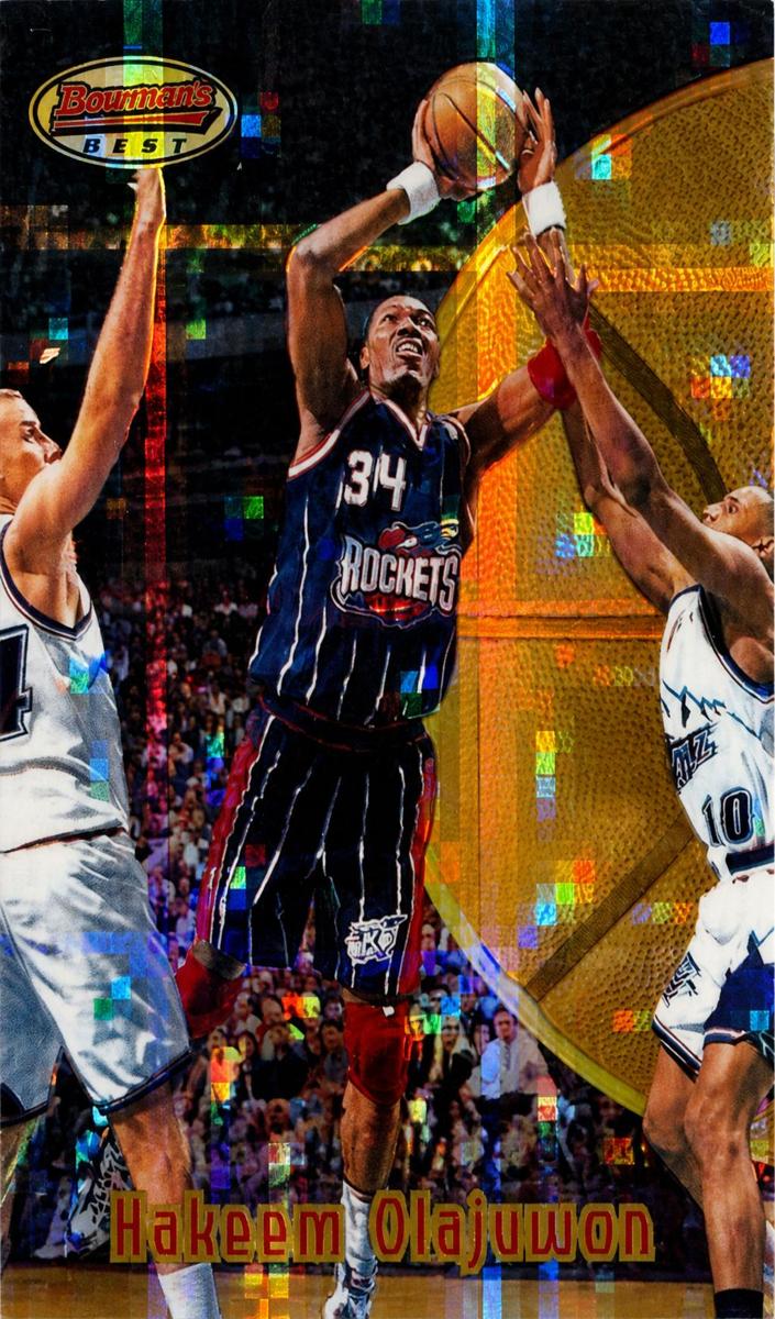 1997 Hakeem Olajuwon [Atomic Refractor] #58