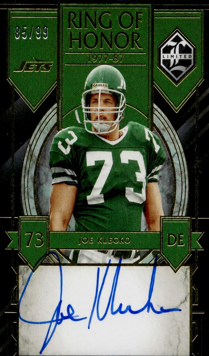 2023 Panini Limited Joe Klecko #ROH-JKL card