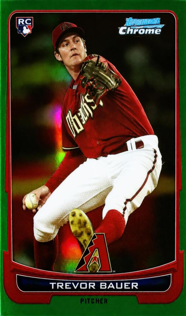 2012 Trevor Bauer [Green Refractor] #173