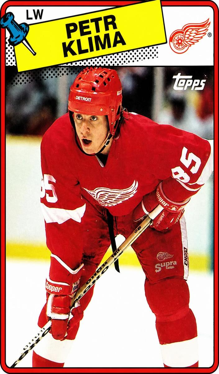 1988 Topps Petr Klima #28 card