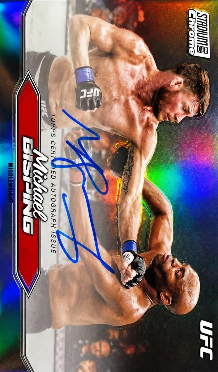 2025 Topps Stadium Club Michael Bisping #CAS-MBG card