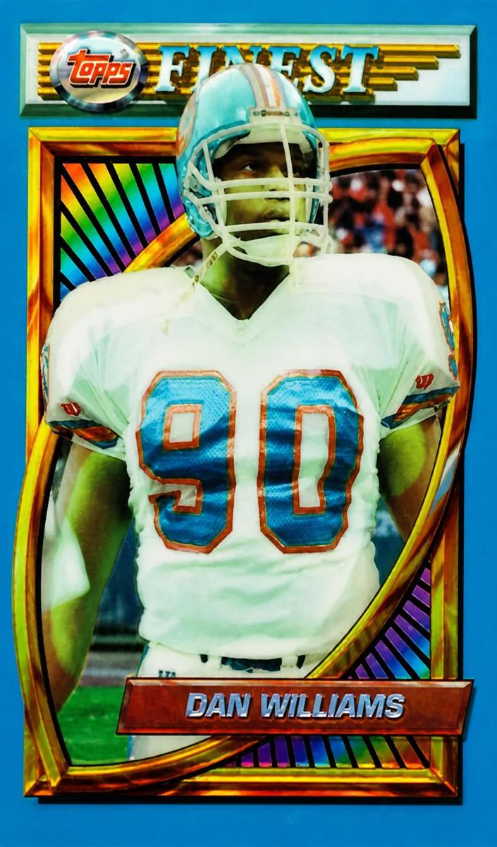 1994 Topps Finest Dan Williams #76 card