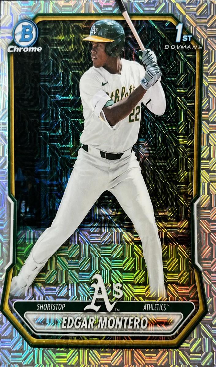 2026 Bowman Chrome Prospect Edgar Montero [Lava Refractor] #BCP-139 card