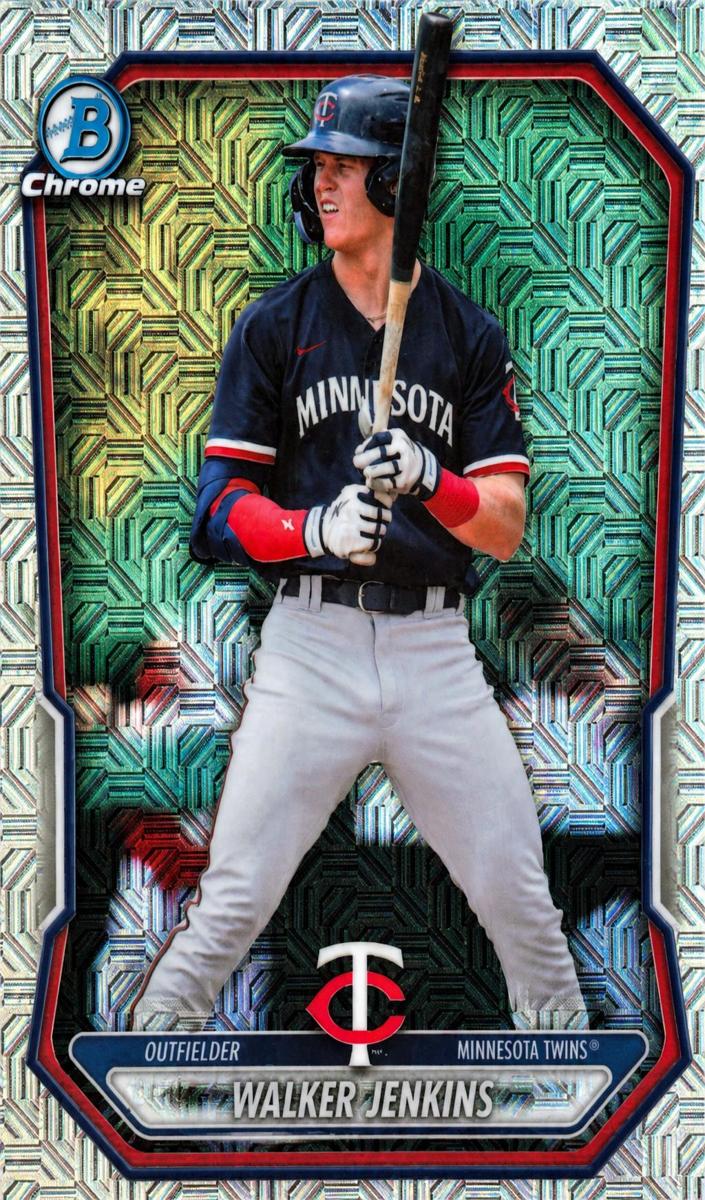 2026 Bowman Chrome Prospect Walker Jenkins [Blue Mojo Refractor] #BCP-98 card