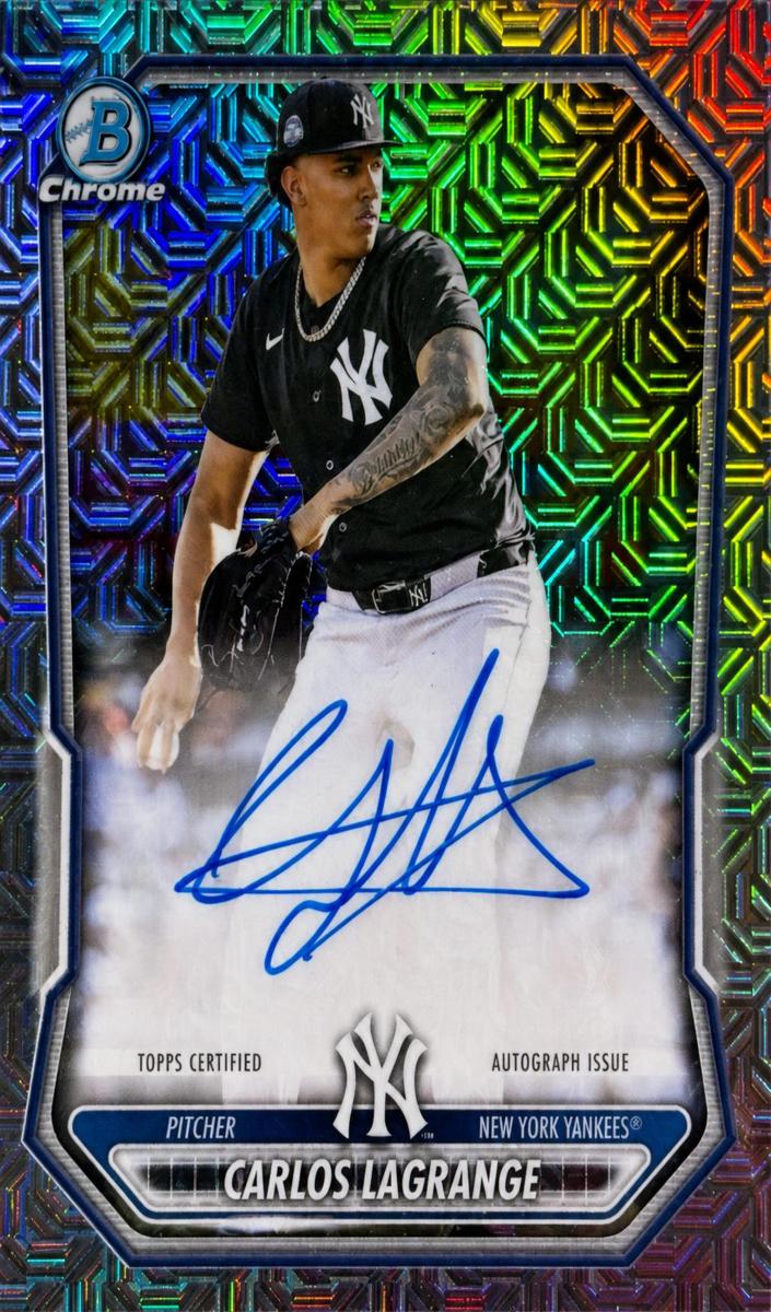 Carlos Lagrange 2026 Bowman Mega Box card