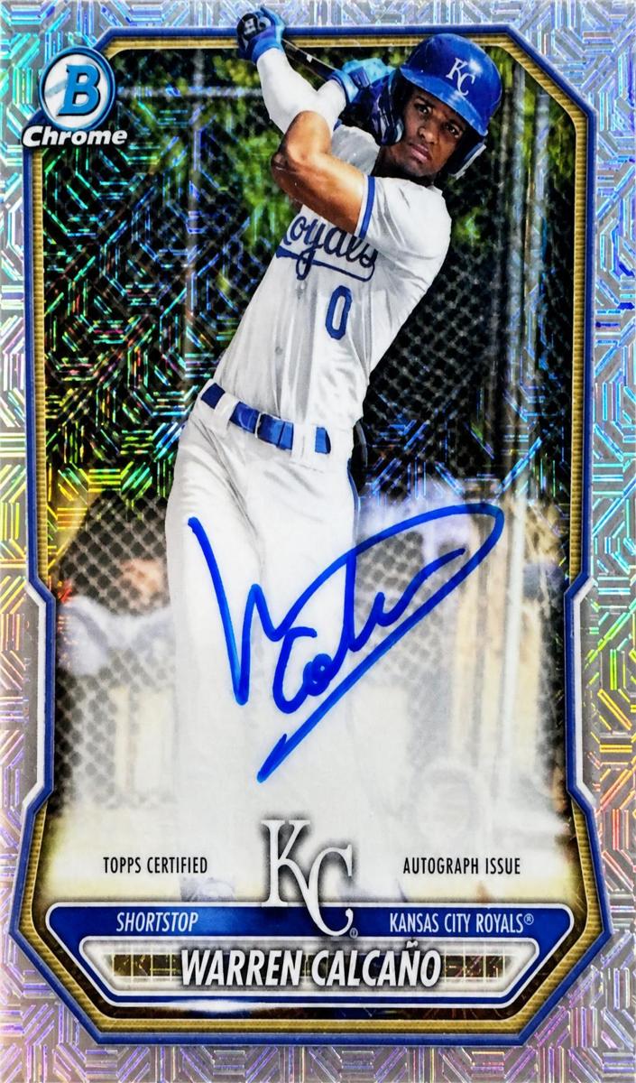 Warren Calcano 2026 Bowman Mega Box card