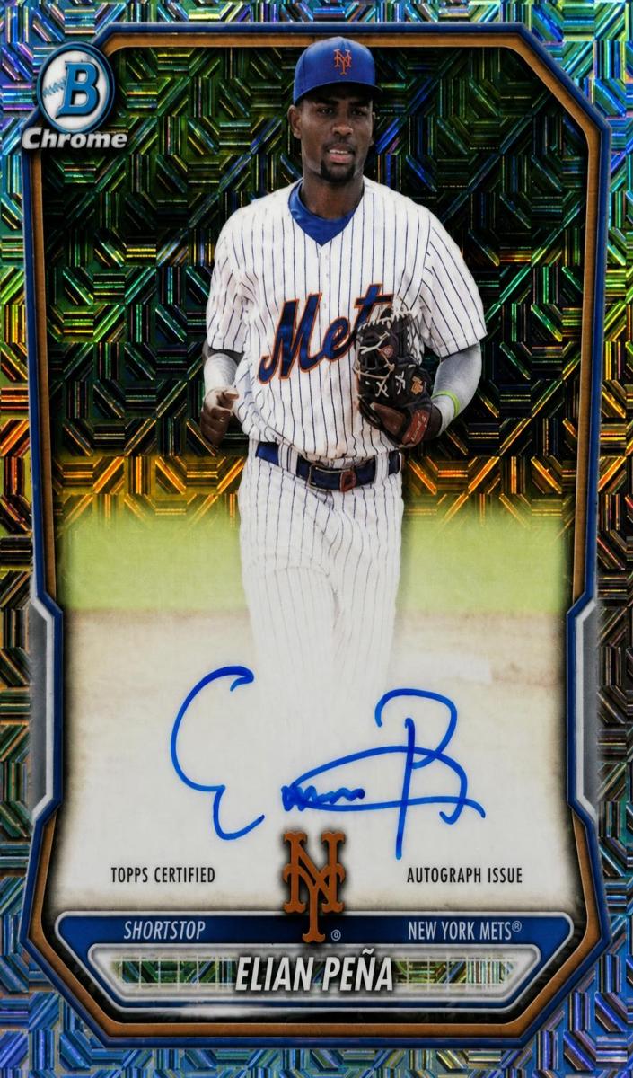 Elian Pena 2026 Bowman Mega Box card