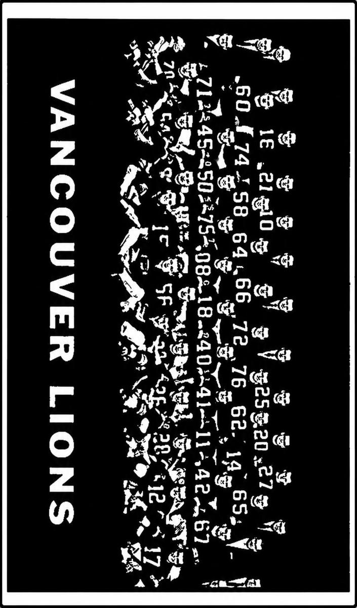 1961 B.C. Lions Team #15