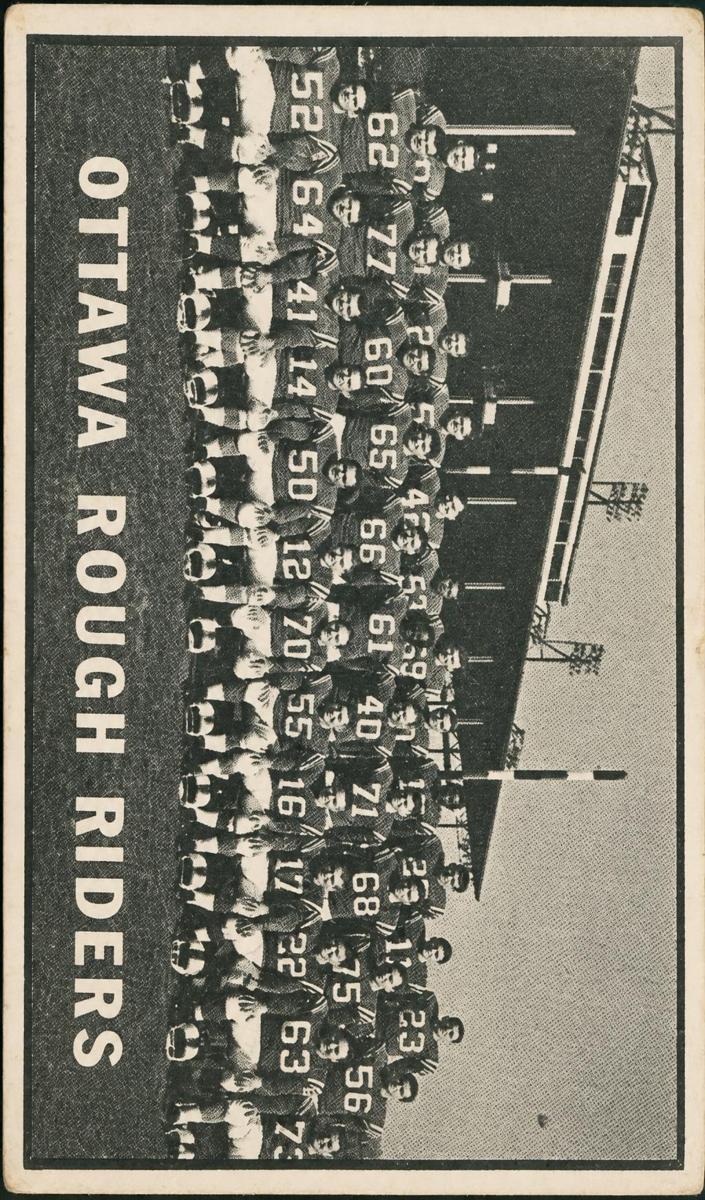 1961 Ottawa Rough Riders Team #88