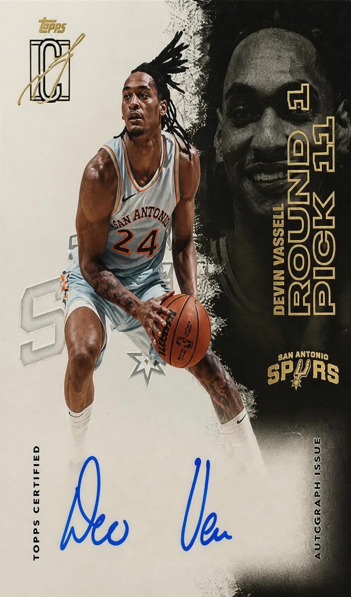2025 Topps Signature Class Devin Vassell #VCA-DV card