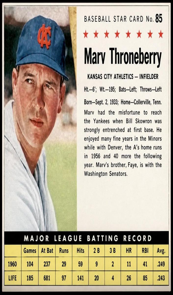 1961 Marv Throneberry [Perforated] #85