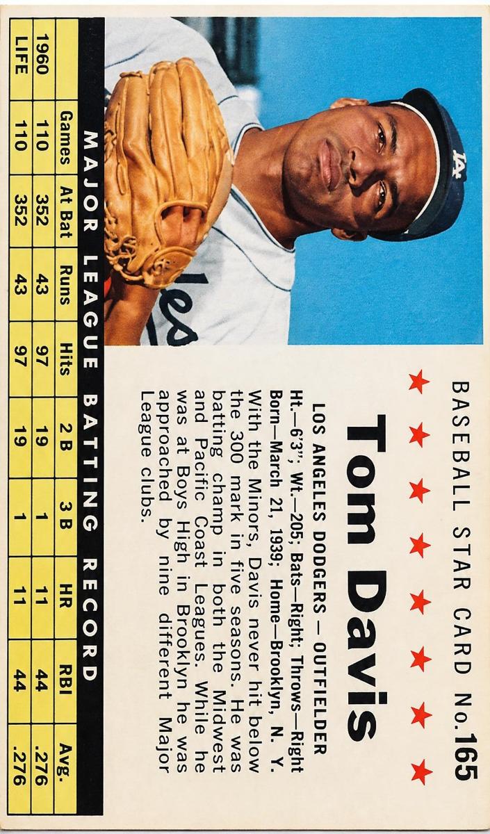 1961 Tom Davis [Hand Cut] #165