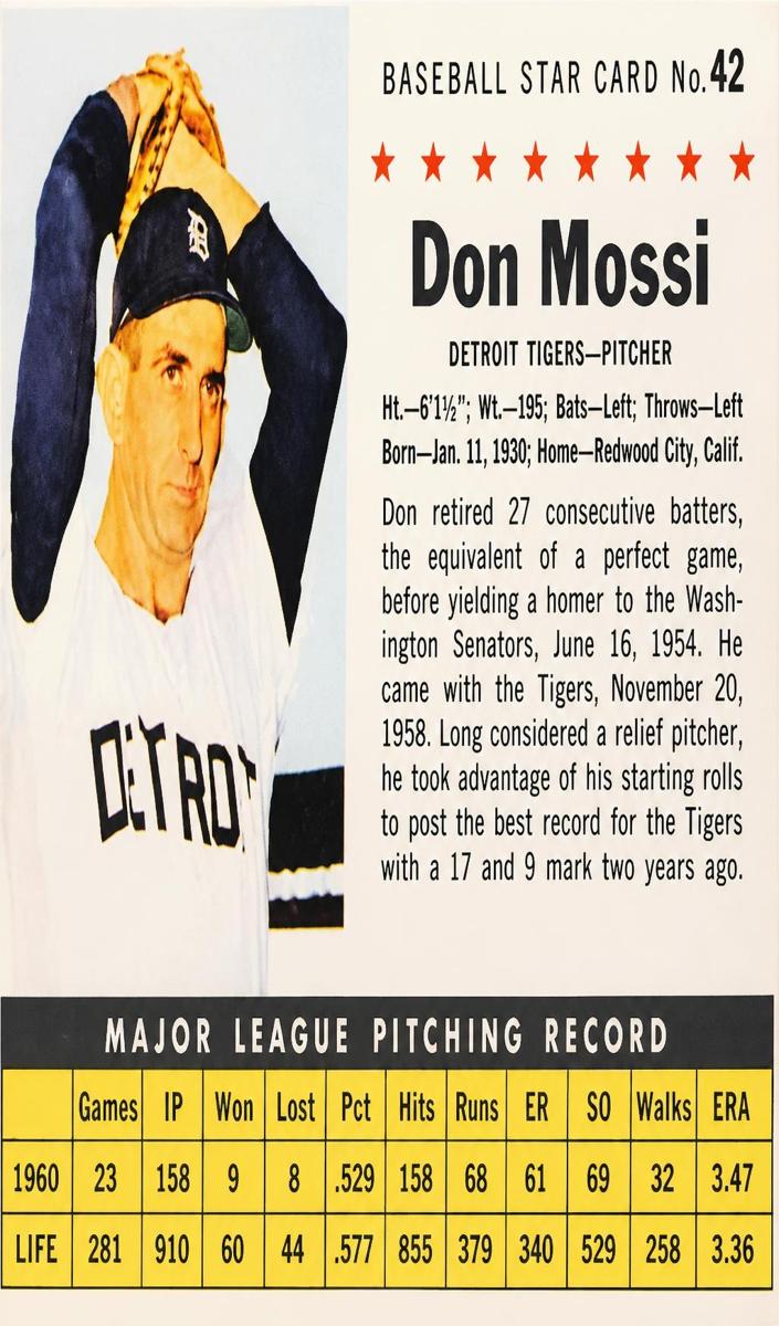 1961 Don Mossi [Perforated] #42