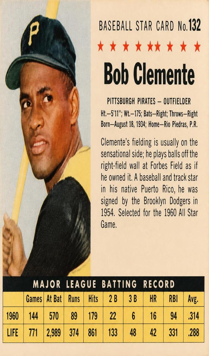 1961 Bob Clemente [Perforated] #132