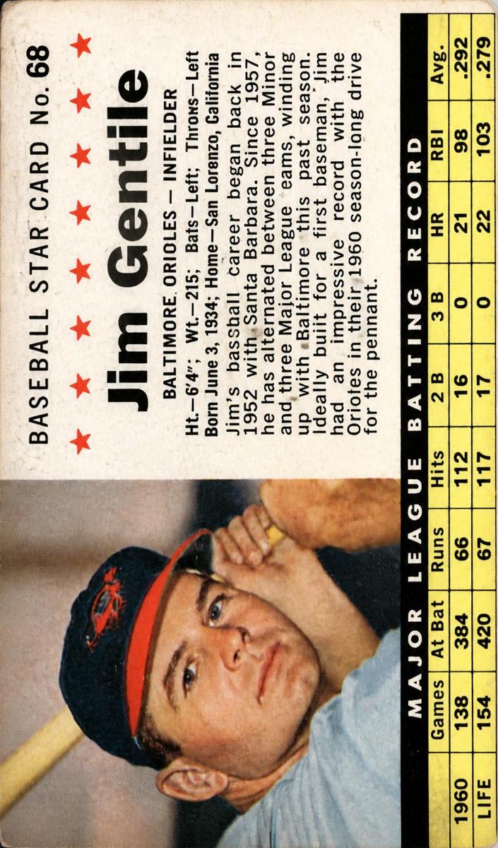 1961 Jim Gentile [Hand Cut] #68