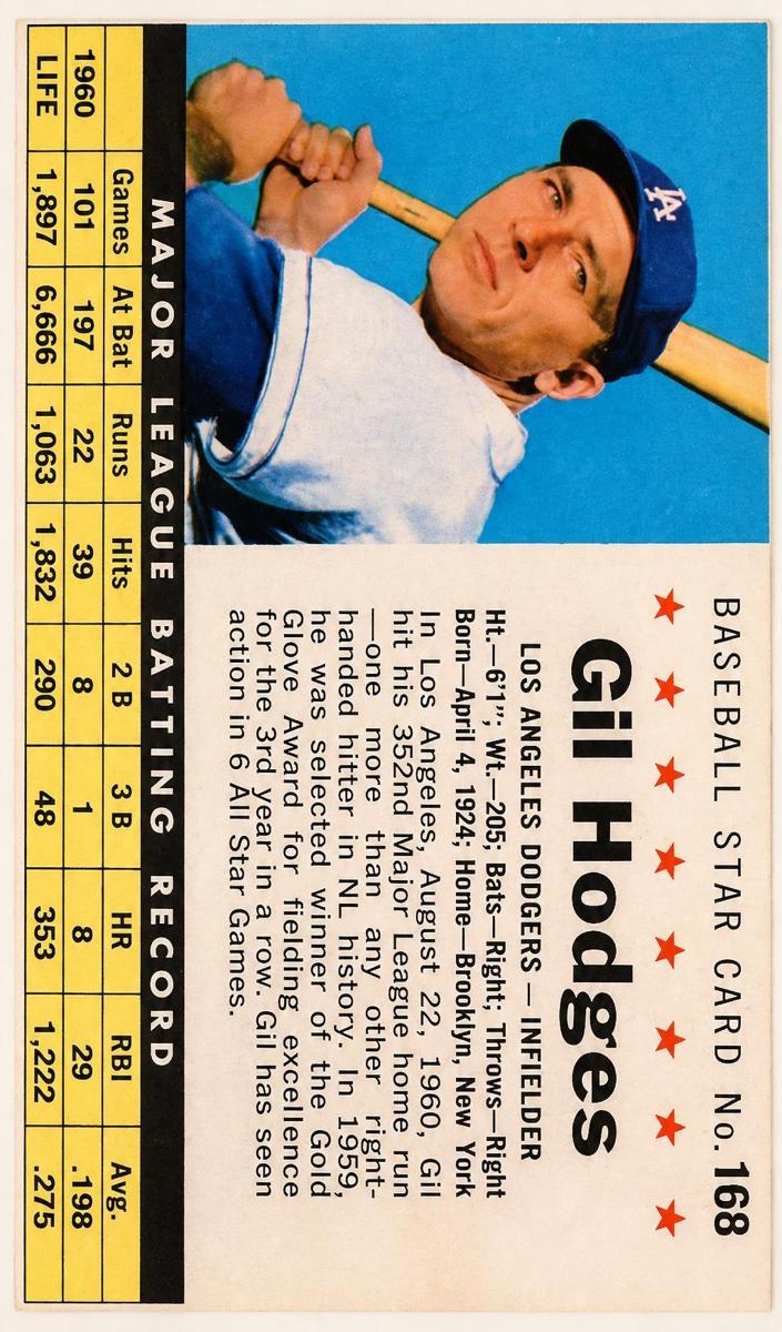 1961 Gil Hodges [Perforated] #168