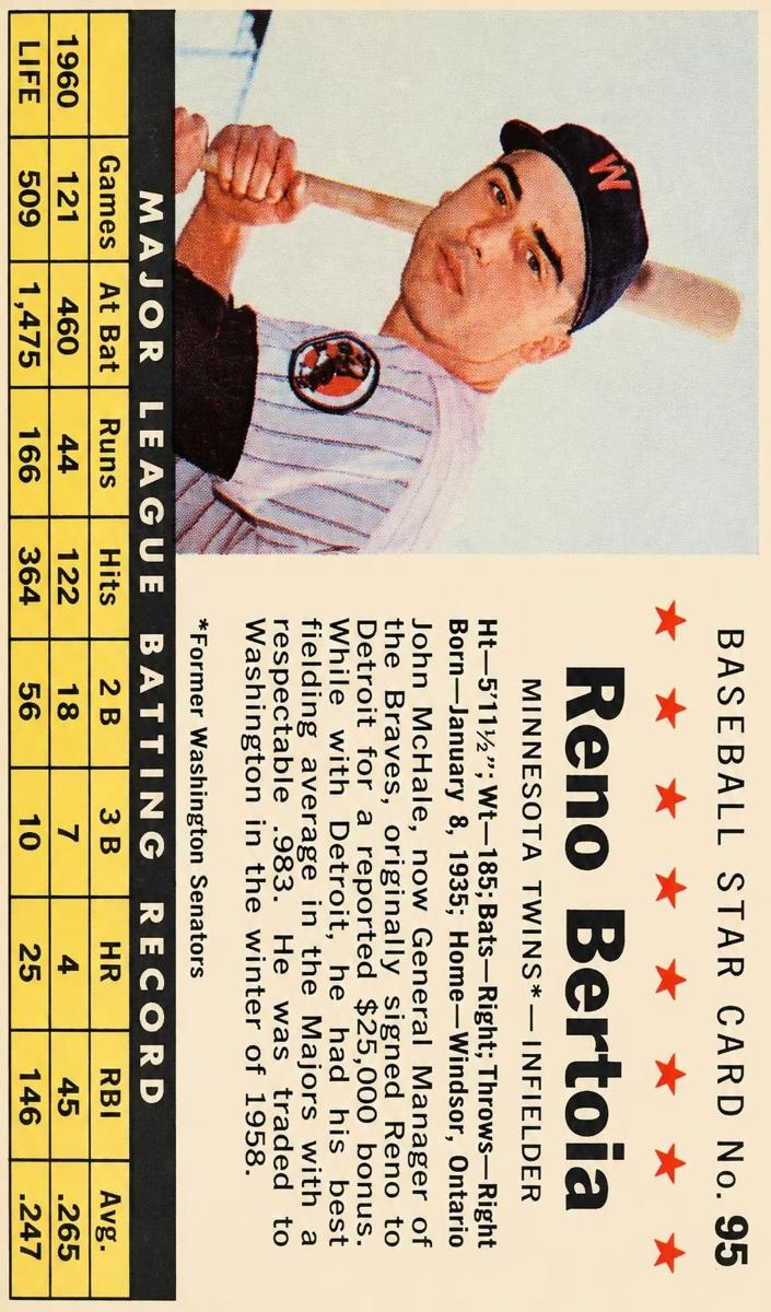 1961 Reno Bertoia [Perforated] #95