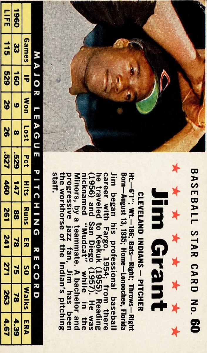 1961 Jim Grant [Hand Cut] #60