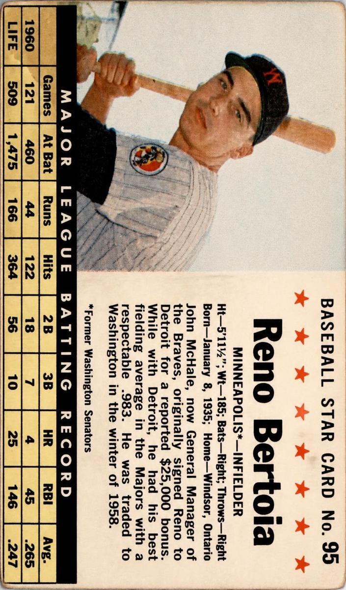 1961 Reno Bertoia [Hand Cut] #95