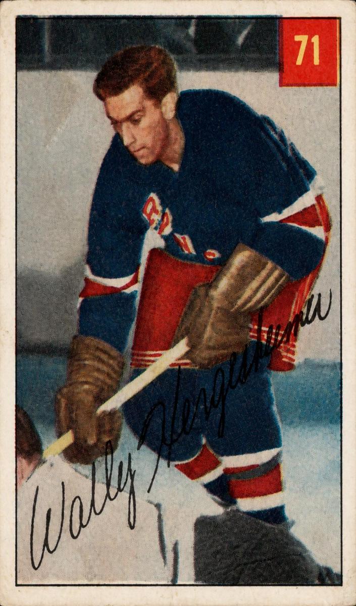 1954 Wally Hergesheimer [Lucky Premium Back] #71