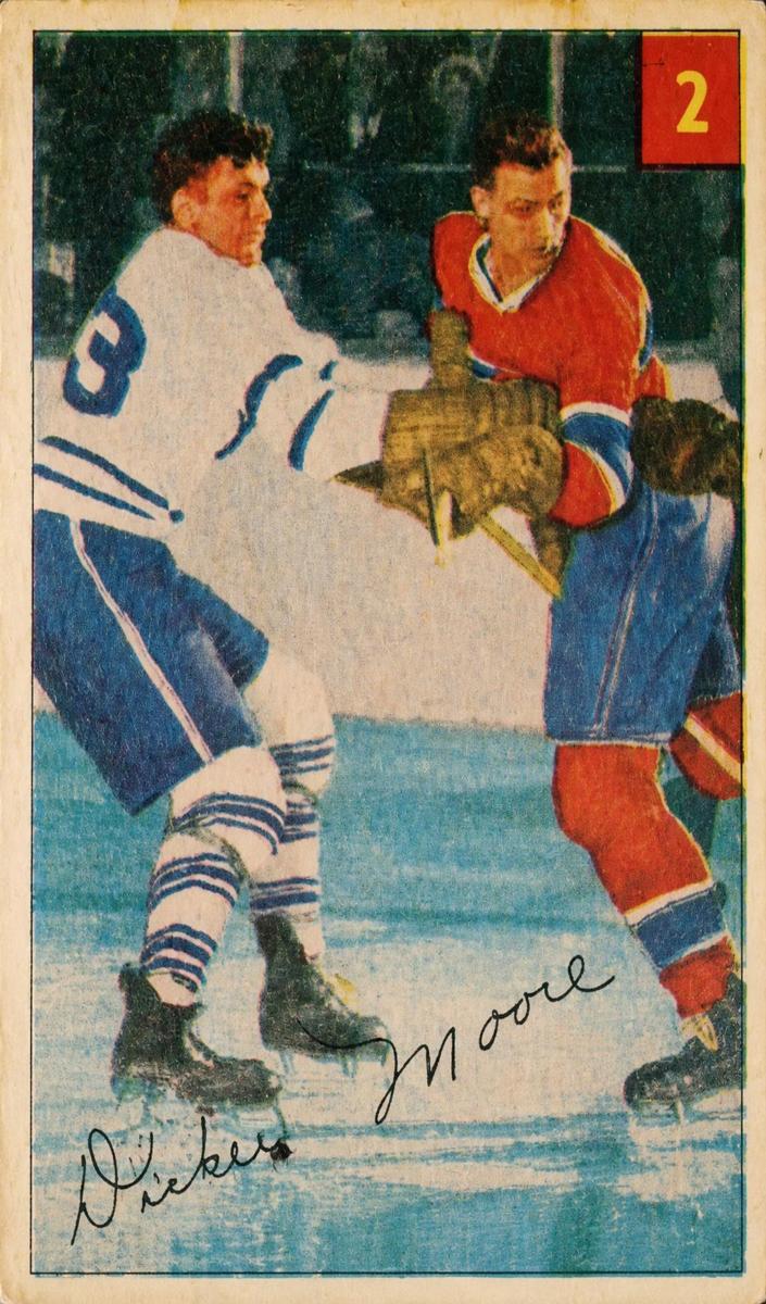 1954 Dickie Moore [Lucky Premium Back] #2