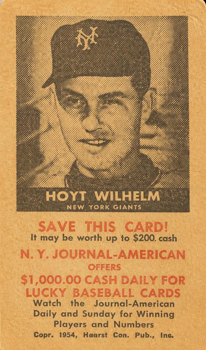 1954 Hoyt Wilhelm #NNO