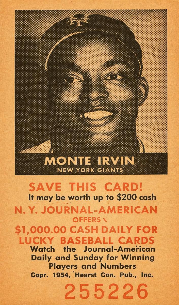 1954 Monte Irvin #NNO