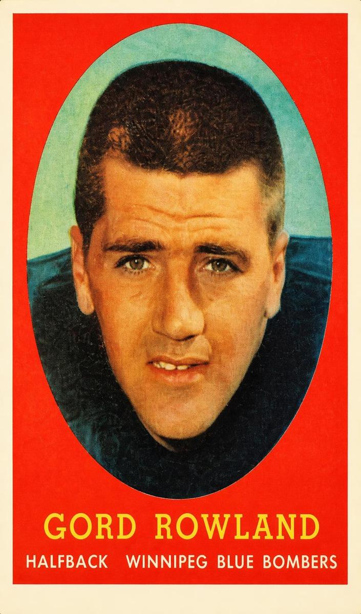 1958 Gord Rowland #36