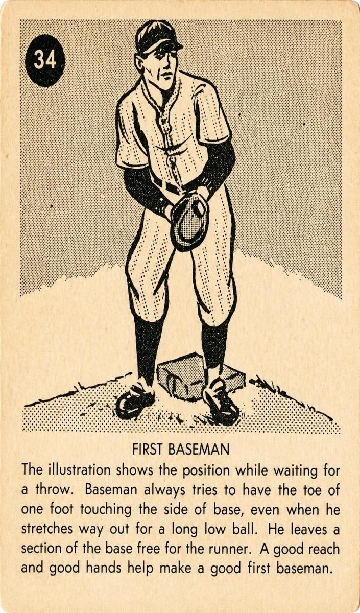 1952 First Baseman #34