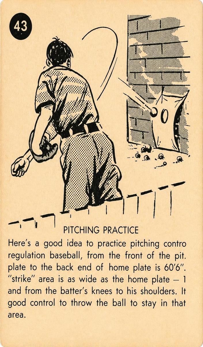 1952 Pitching Practice #43
