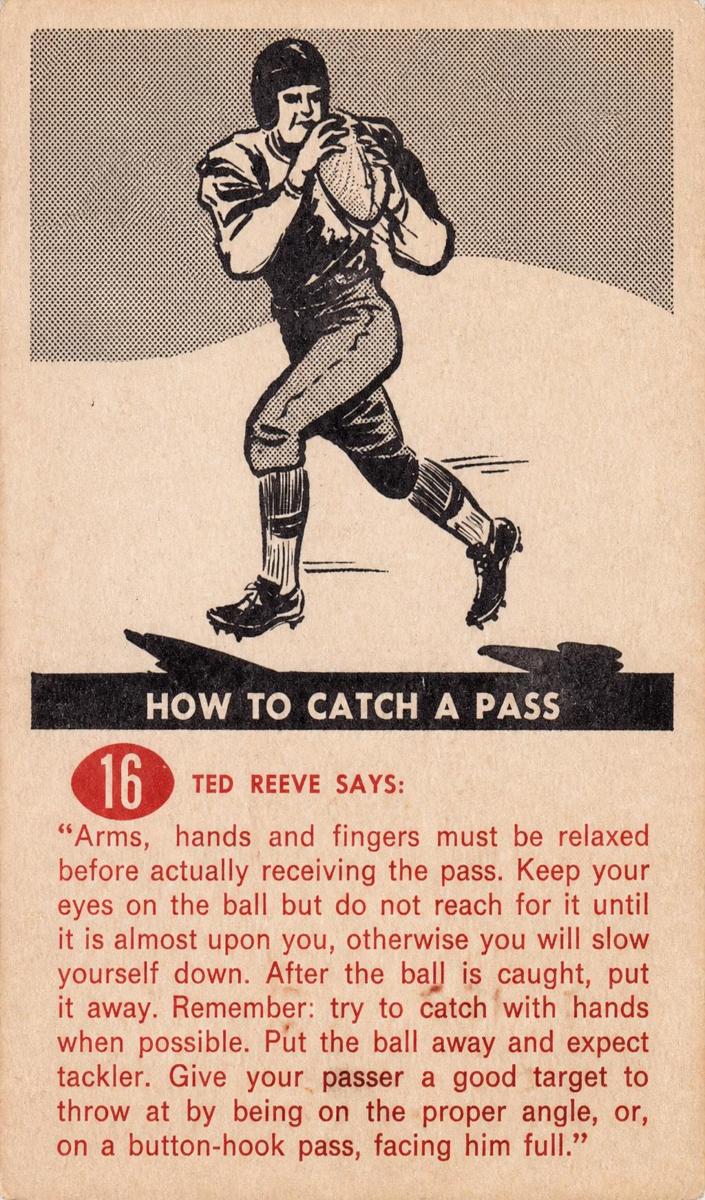 1952 How to Catch A Pass #16