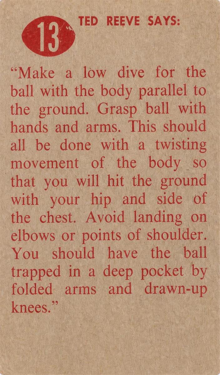 1952 Falling on the Ball #13