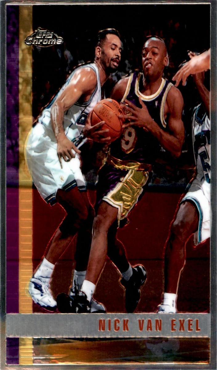 1997 Topps Chrome Nick Van Exel #138 card