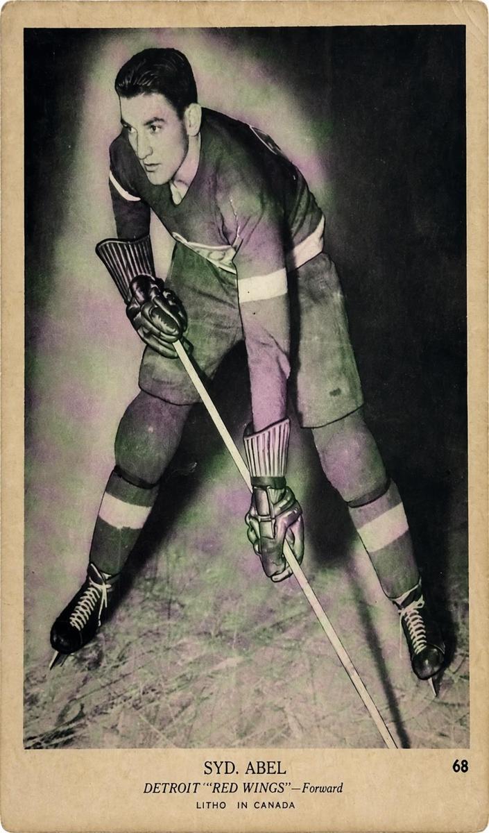 1939 V301-1 O-Pee-Chee Hockey Sid Abel #68 card