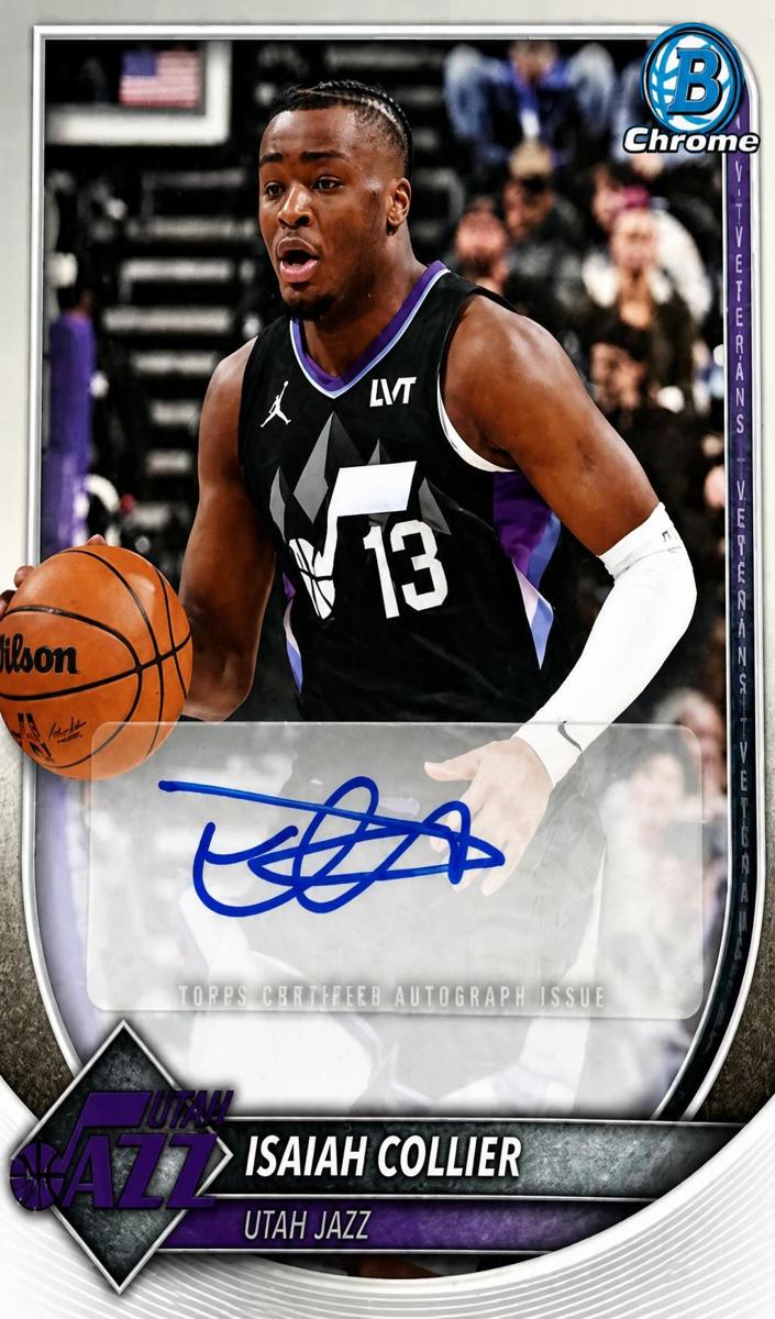 2025 Bowman Isaiah Collier #BCA-IC card