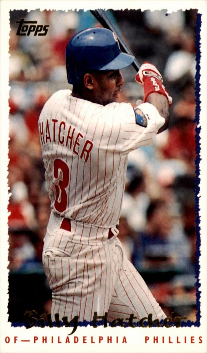 1995 Topps Billy Hatcher #383 card