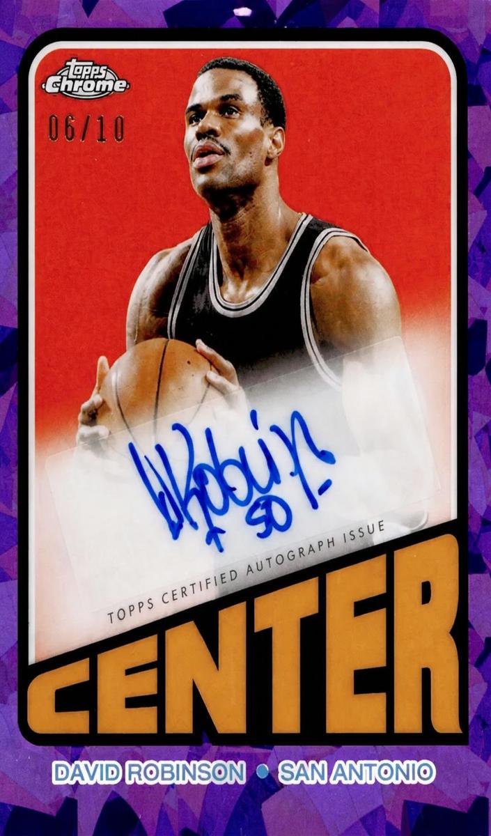 2023 David Robinson [Purple] #TA-DR