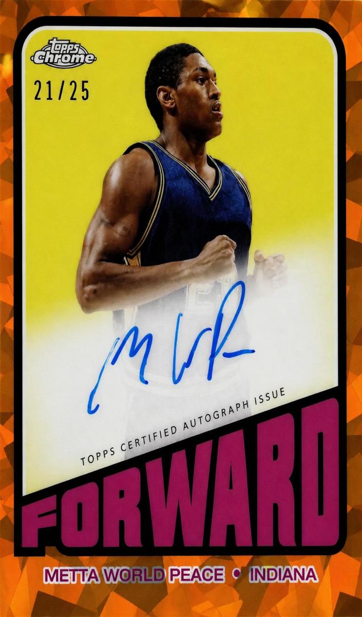 2023 Metta World Peace [Orange] #TA-MWP