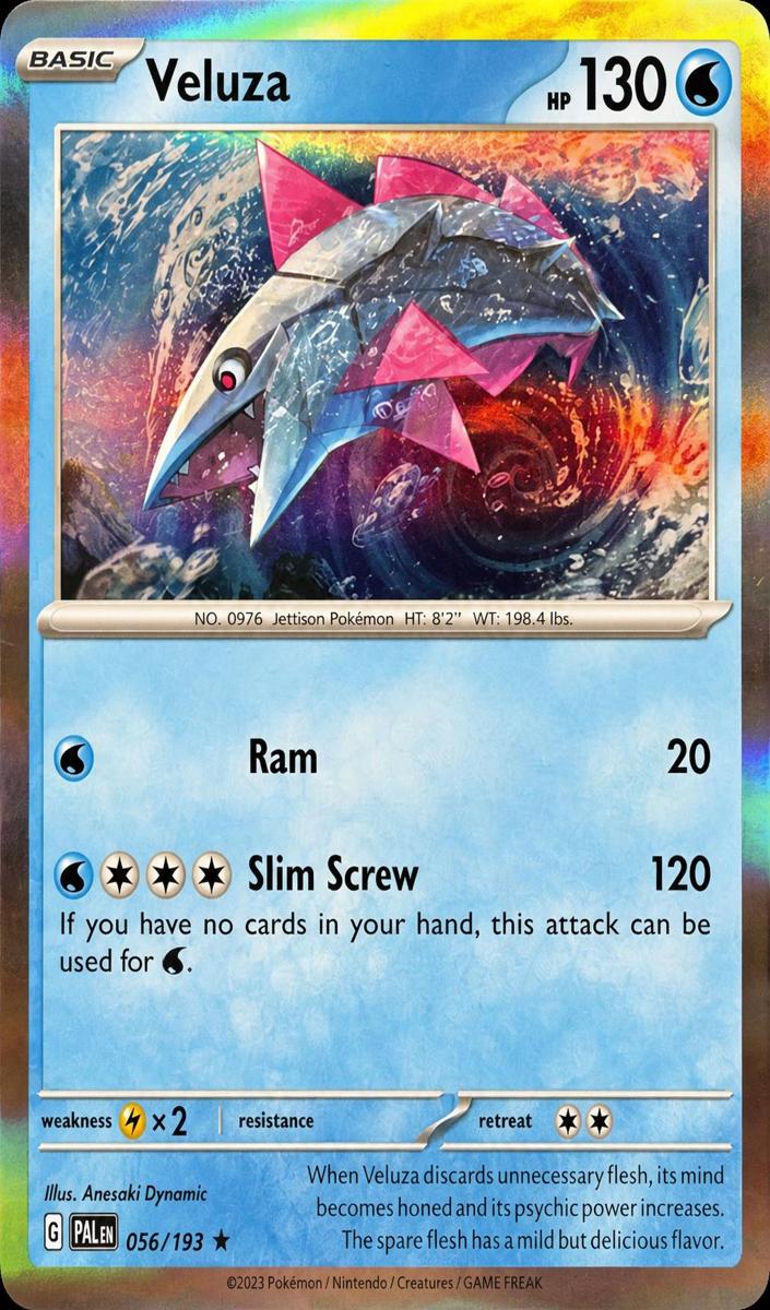 Veluza 2023 Pokemon Scarlet & Violet Paldea Evolved