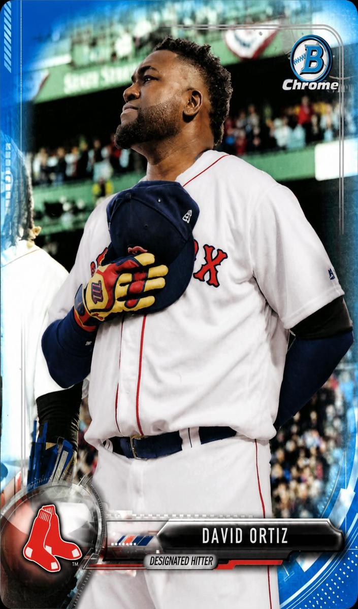2017 David Ortiz [Blue Refractor] #13