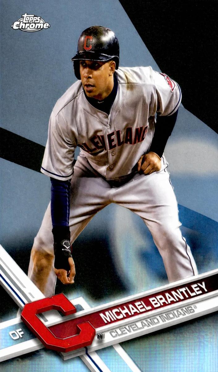 2017 Topps Chrome Michael Brantley #165 card