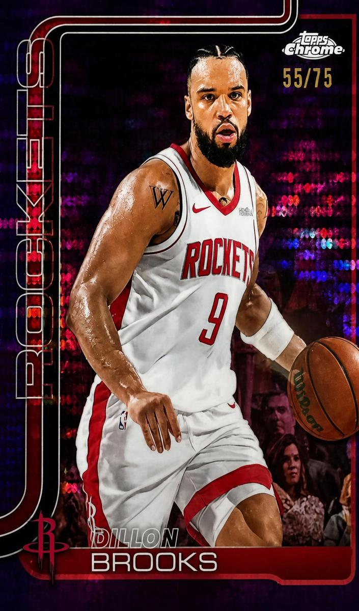 Dillon Brooks 2025-26 Topps Chrome Basketball card