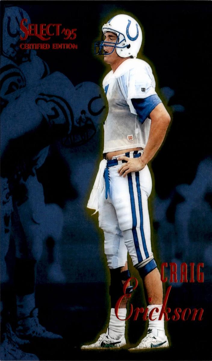 1995 Select Certified Craig Erickson #54 card