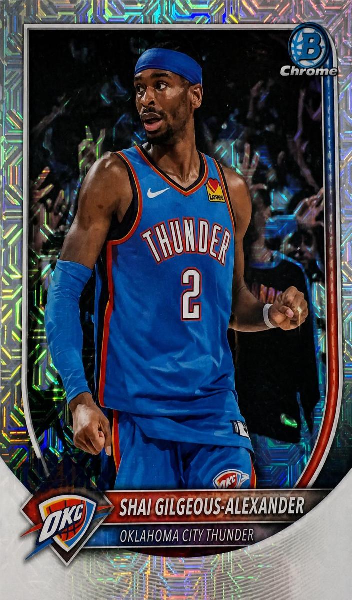 Shai Gilgeous-Alexander 2025-26 Bowman Mega Box Basketball card