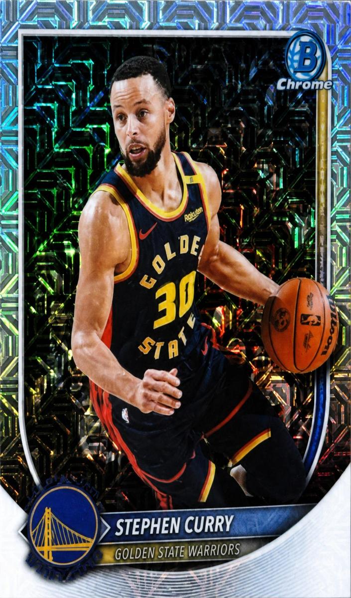 Stephen Curry 2025-26 Bowman Mega Box Basketball card