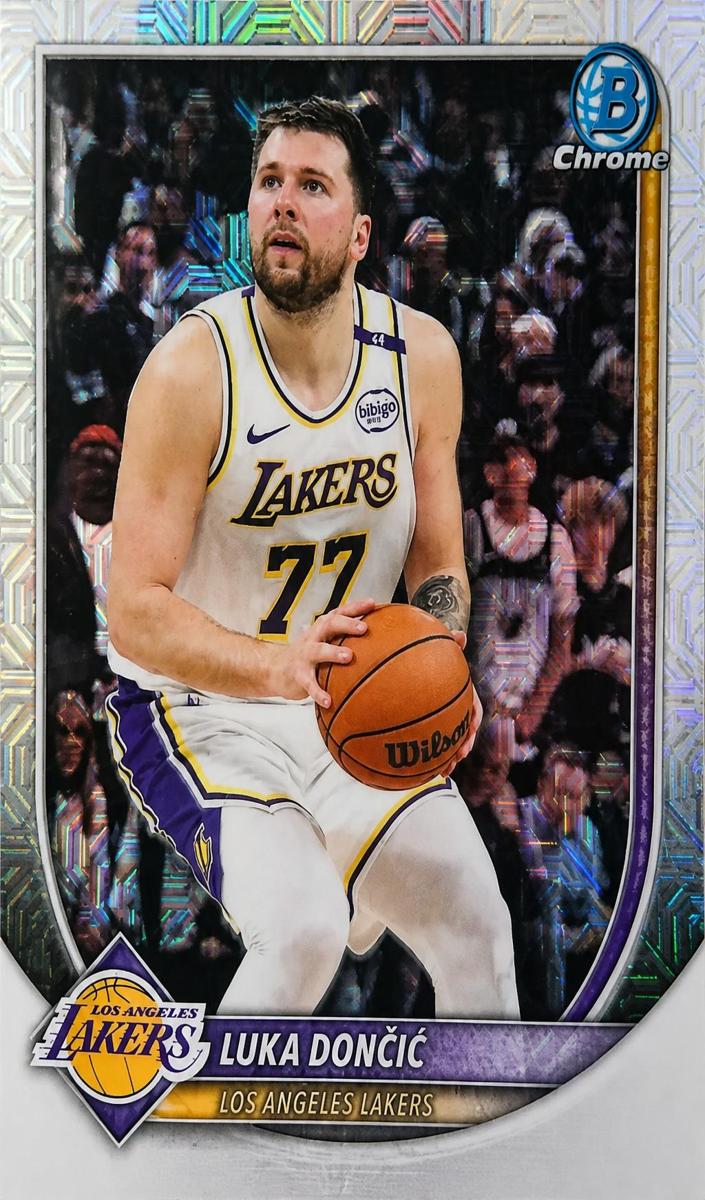 Luka Doncic 2025-26 Bowman Mega Box Basketball card
