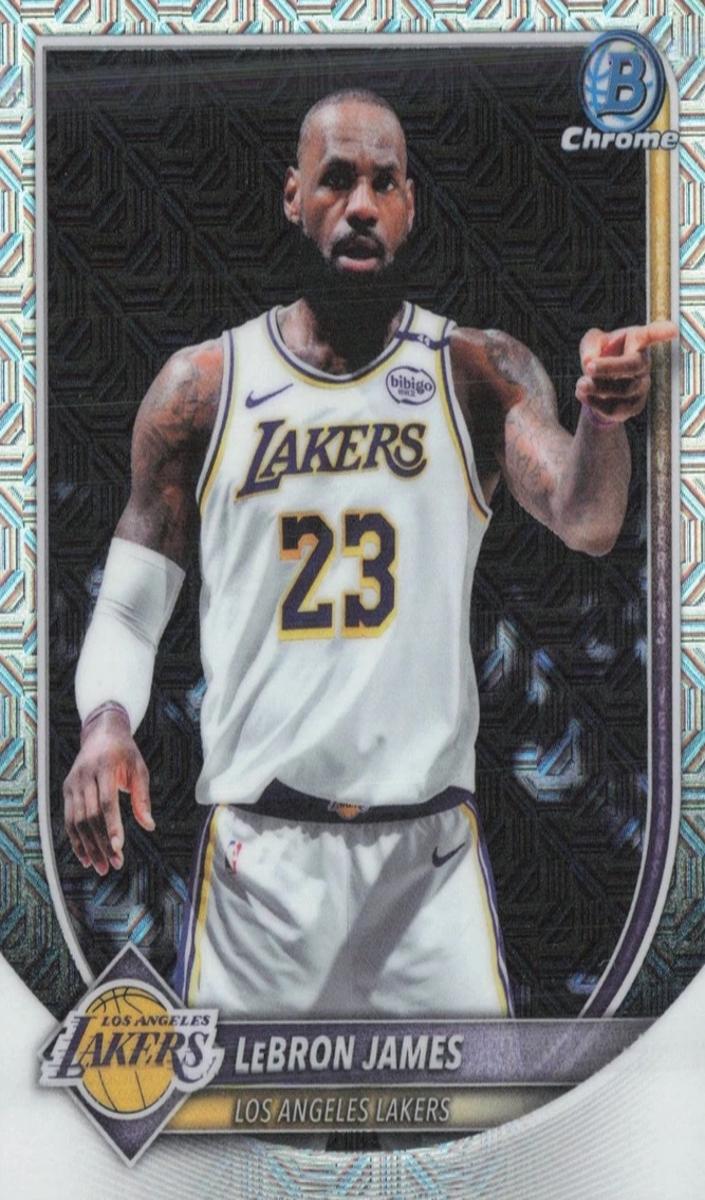 LeBron James 2025-26 Bowman Mega Box Basketball card