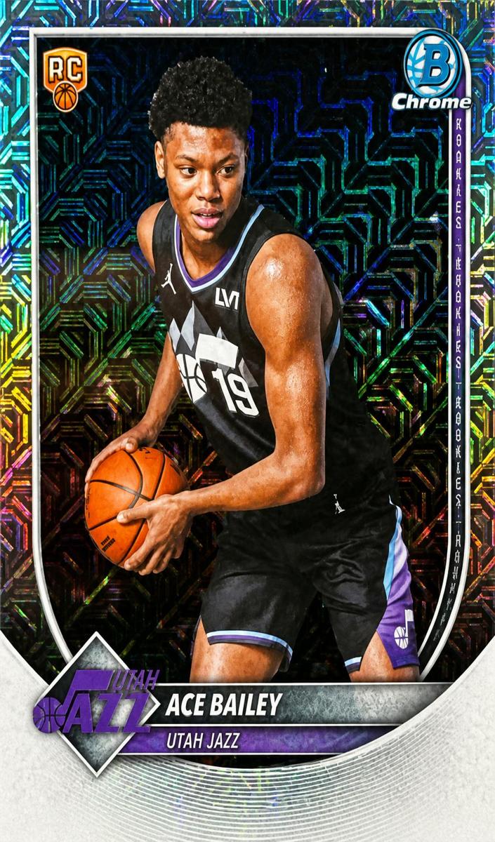 Ace Bailey 2025-26 Bowman Mega Box Basketball card