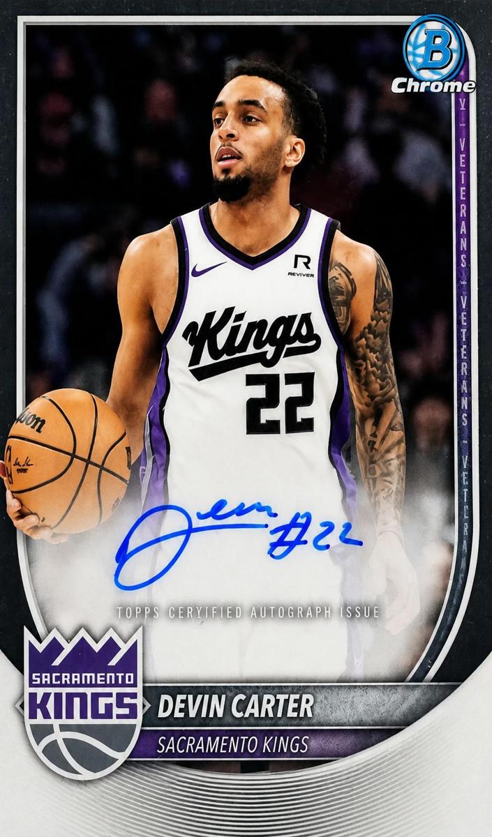 Devin Carter 2025 Bowman Basketball card